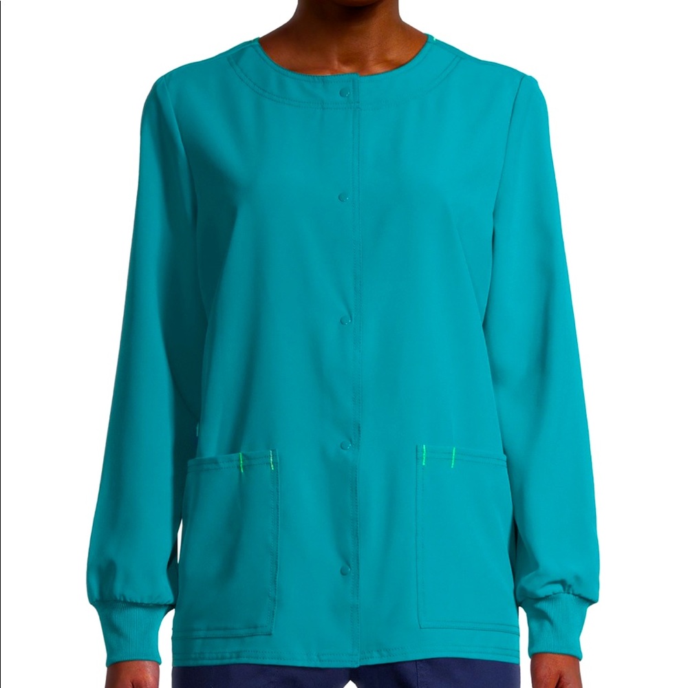 NWT Scrubstar active warm up jacket Size L